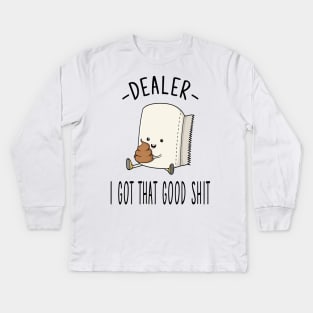 Toilet Paper Dealer Kids Long Sleeve T-Shirt